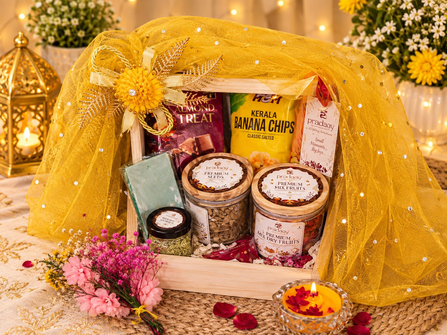 Pradaay custom gifting arrangement